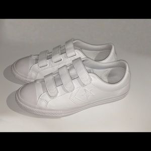 Converse Velcro White Sneakers